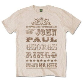 The Beatles-Rubber Soul- ソウル The Beatles - Mr Kite - Sand T-shirt メンズ
