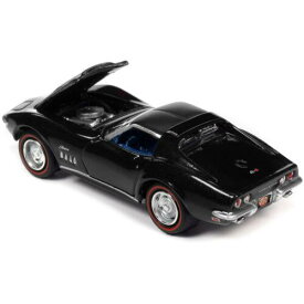 Johnny Lightning 1/64 Car Muscle Cars USA Chevrolet Corvette 427 Tuxedo Black
