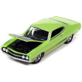Johnny Lightning 1/64 Car Muscle Cars USA Ford Torino Cobra Grabber Lime Green
