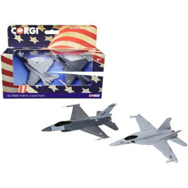Corgi Diecast Models Fighter Aircraft Set of 2 Pieces General Dynamics F-16