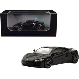Kyosho 1/64 Diecast Model Car Honda NSX Right Hand Drive Black Real Rubber Tires