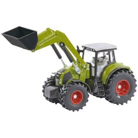 SIKU Siku 1/50 Model Claas Axion 850 Tractor with Front Loader Green with Gray Top