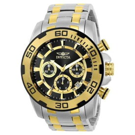 Invicta Men's Watch Pro Diver Scuba TT Silver and Yellow Gold Bracelet 22322 メンズ