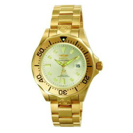 Invicta Men's Watch Pro Diver Automatic Champagne Dial Yellow Gold Bracelet 3051 メンズ