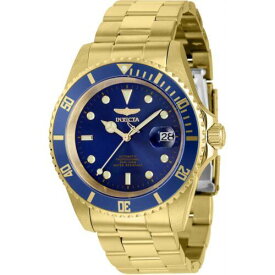 Invicta Men's Watch Pro Diver Automatic Blue Dial Yellow Gold Bracelet 8930OBXL メンズ