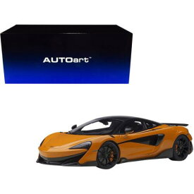Autoart Model Car 1/18 Scale Mclaren Myan Orange and Carbon with Rubber Tires