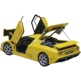 Autoart Model Car 1/18 Scale Bugatti EB110 SS Super Sport Giallo Bugatti Yellow