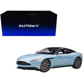 AUTOart Autoart 1/18 Model Car Aston Martin DB11 Q Frosted Glas Blue with Black Top