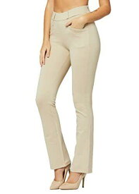 New ListingConceited Premium Womens Stretch Bootcut Dress Pants- Beige Nude- 2X-Large レディース