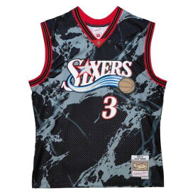 ミッチェルアンドネス MITCHELL & NESS NBA MARBLE SWINGMAN JERSEY PHILADELPHIA 76ERS 2000 ALLEN IVERSON メンズ