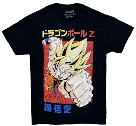 ボール Dragon Ball Z Men's Super Sayian Goku Jumbo Print Japanese Anime Tee T-Shirt メンズ