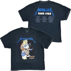 Metallica Men's Urban Outfitters 1988 Tour Concert Oversized Fit Tee T-Shirt メンズ