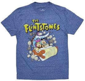 The Flintstones Men's Officially Licensed Vintage Retro Graphic Tee T-Shirt メンズ