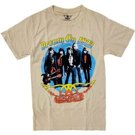 Aerosmith Men's Officially Licensed Dream On 1973 Tour Tee T-Shirt メンズ