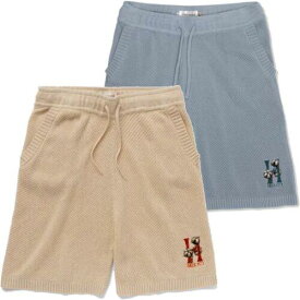 Honor The Gift Men's Embroidered H Logo Handcrafted Soft Knit Cotton Shorts メンズ