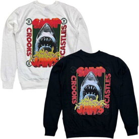 Crooks & Castle Men's X Jaws Chain Medusa Crewneck Sweatshirt メンズ