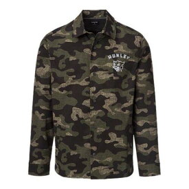 Hurley Men's Coaches Windbreaker Jacket - Camouflage メンズ