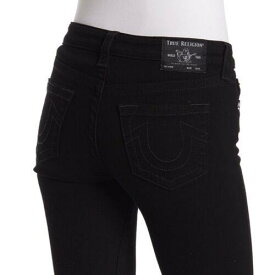 True Religion Women's Halle Skinny Fit Stretch Jeans in Body Rinse Black レディース