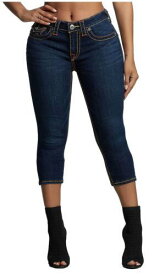 True Religion Women's Jennie Big T Skinny Stretch Crop Capri Jeans レディース