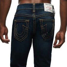 True Religion Men's Rocco Super T Ropestitch Skinny Fit Stretch Jeans メンズ