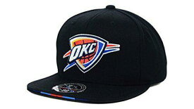 ミッチェルアンドネス Oklahoma City Thunder Mitchell & Ness NBA Basketball Super Stripe Fitted Hat Cap メンズ