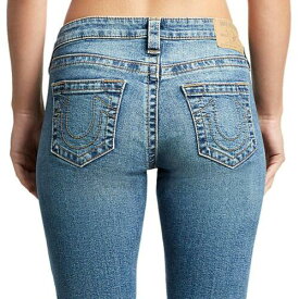 True Religion Women's Halle Super Skinny Stretch Jeans in Glistening Quartz レディース