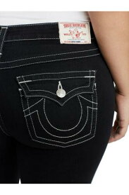 True Religion Women's Super Skinny Contour Stretch Jeans in Body Rinse Black レディース