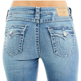 True Religion Women's Halle Super Skinny Stretch Jeans in Light Gaze レディース