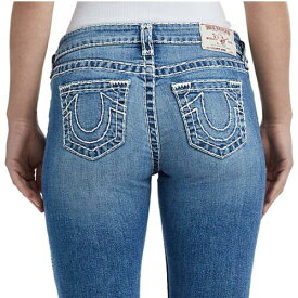 True Religion Women's Super T Stitching Skinny Fit Stretch Jeans in Size 31 レディース