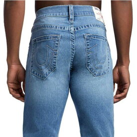 True Religion Men's Rocco Skinny Fit Stretch Jeans in Moody Blues メンズ