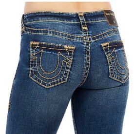 True Religion Women's Halle Super Skinny Super T Jeans in Mayan Ocean レディース