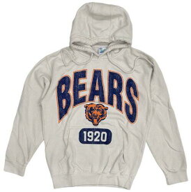 フォーセヴン Chicago Bears by 47 Brand Men's Legacy Vintage Distressed Print Hoodie in Small メンズ