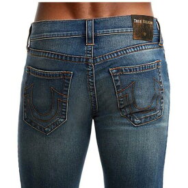 True Religion Men's Rocco Skinny Jeans in Light Steel Blue メンズ