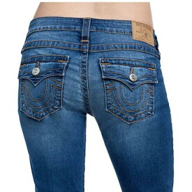 True Religion Women's Skinny Super Stretch Jeans in Cerulean Wave レディース