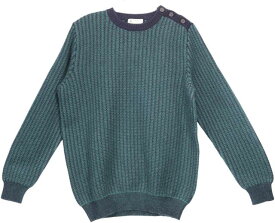 Piacenza Men's Cashmere Point Worked Crewneck Pullover メンズ