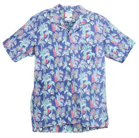 Hartford Men's Hawaiian Print Button Down Shirt Casual Button-Down メンズ