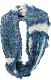 Aszakka Women's Embellished Shirred Circle Scarf レディース