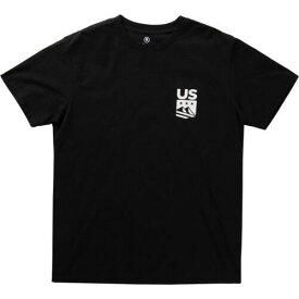 US Ski and Snowboard One Team Snowboard T-Shirt Black Wash L メンズ