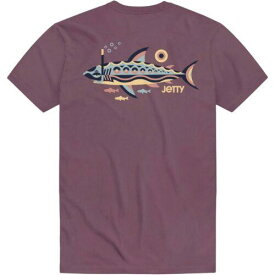 Jetty Geogill Pocket T-Shirt - Men's Maroon L メンズ
