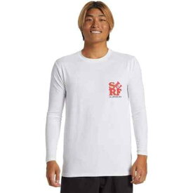 クイックシルバー Quiksilver Everyday Surf Long-Sleeve T-Shirt - Men's White/Black L メンズ