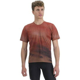 スポーツフル Sportful Flow Giara T-Shirt - Men's Cayenna Red/Mud XL メンズ