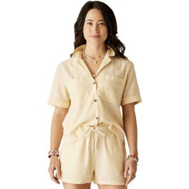 カーブデザイン Carve Designs Luca Linen Shirt - Women's レディース