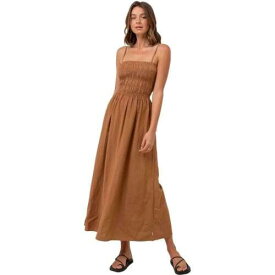 リズム Rhythm Classic Shirred Midi Dress - Women's レディース