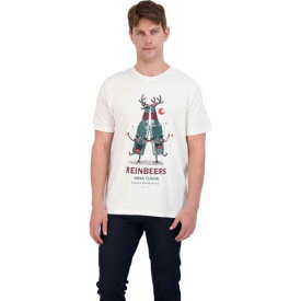 Denim & Flower Men's Holiday Print Short Sleeve Crewneck Graphic T-Shirt メンズ
