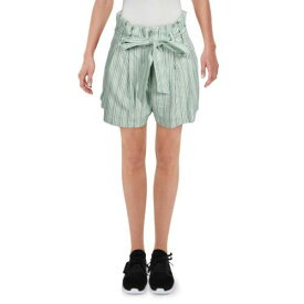 A. Calin by Flying Tomato Womens Green Cotton Striped Shorts M レディース