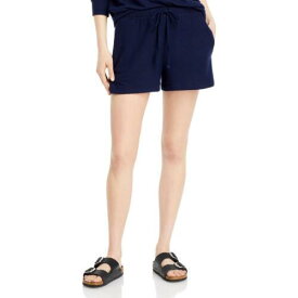 グラハムアンドスペンサー VELVET BY GRAHAM & SPENCER Womens Navy Comfy Knit Shorts Loungewear XS レディース