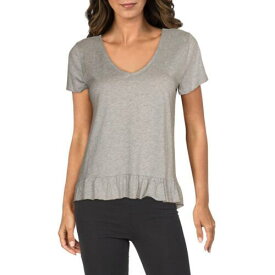 ベッツィージョンソン Betsey Johnson Performance Womens Gray Fitness Yoga T-Shirt Athletic S レディース