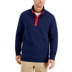 Club Room Mens Sweatshirt Mock Neck Knit Pullover Sweater Shirt メンズ