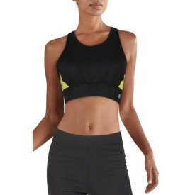 マックス Max Studio Womens Black Medium Support Fitness Sports Bra Athletic L レディース