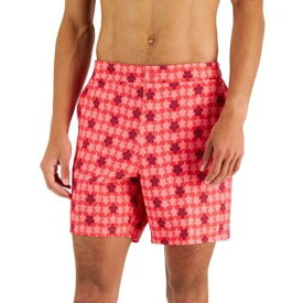 Club Room Mens Printed 7' Inseam Beachwear Swim Trunks メンズ
